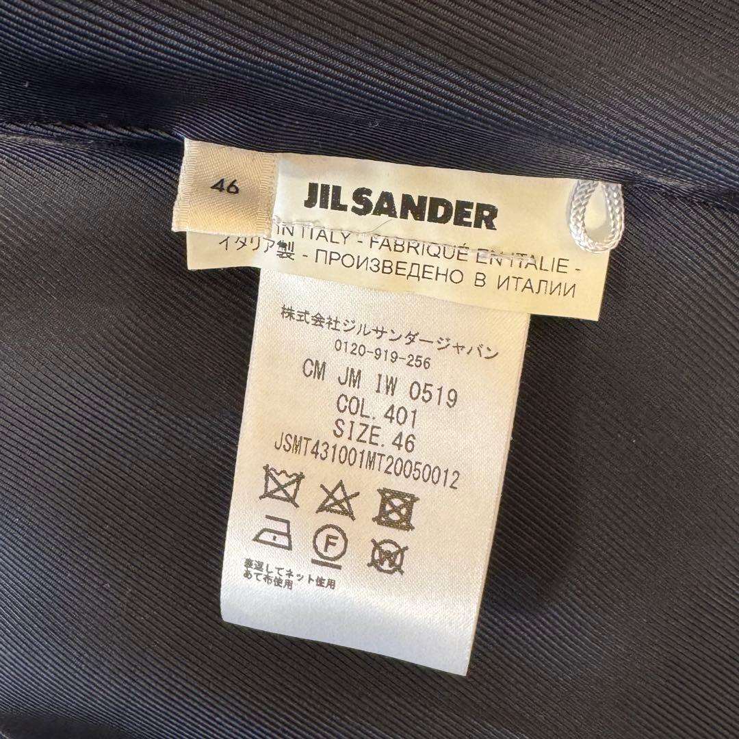【美品】　JIL SANDER　21AW　ウール ステンカラーコート