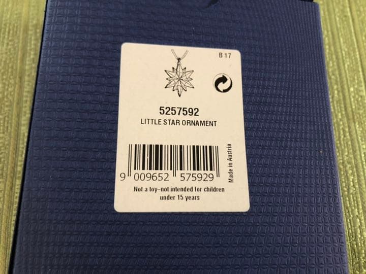 ☆新品未使用:スワロフスキークリスタル☆オーナメント