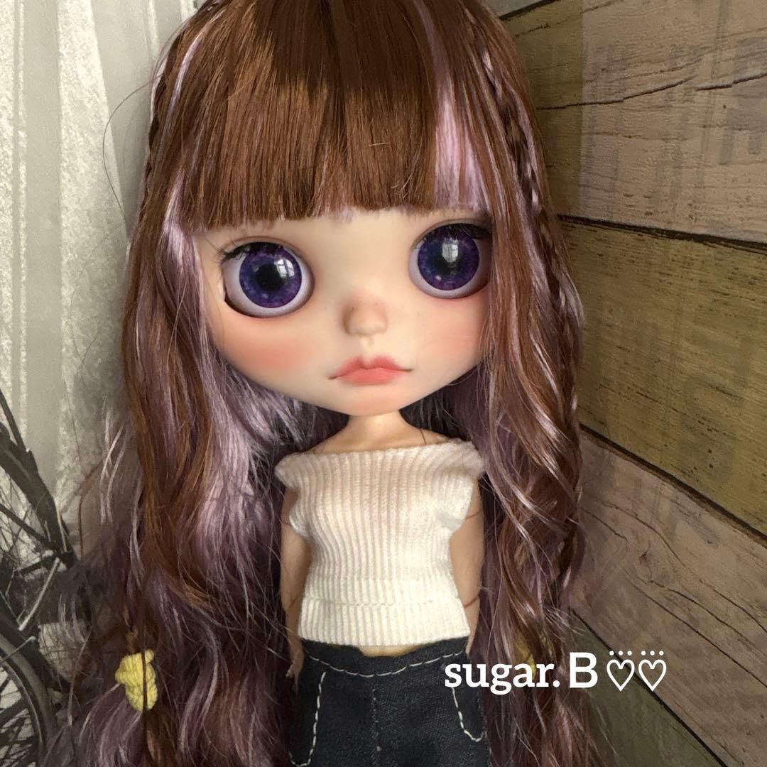 アイシードールカスタム❤︎ブラウン×パープル❤︎