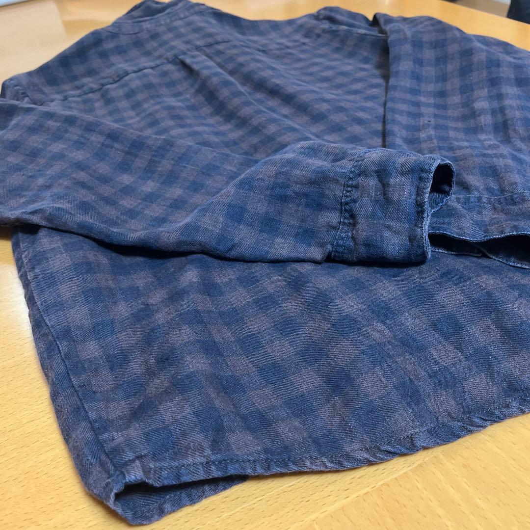 Evan kinori リネンシャツ