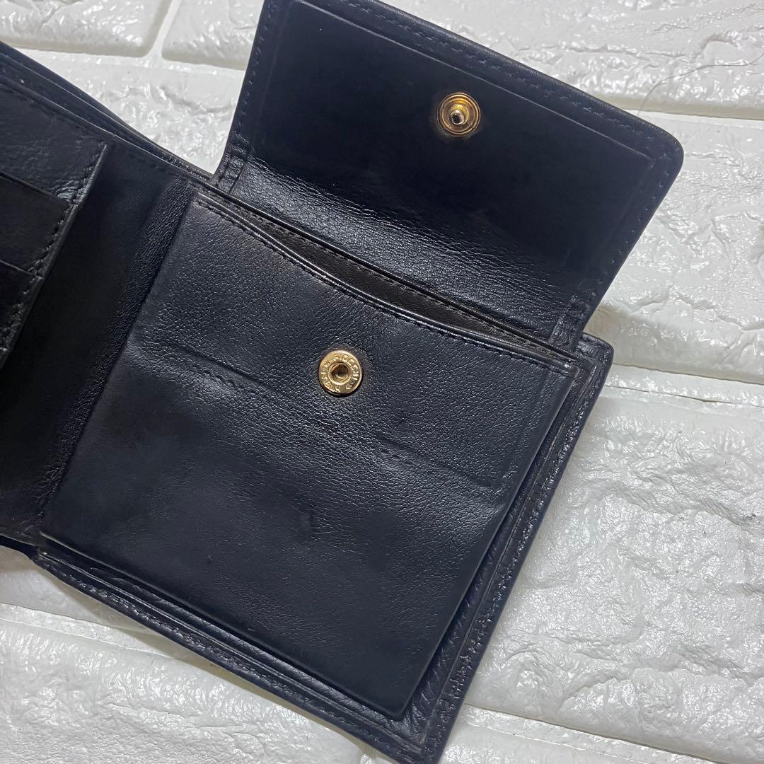 LOEWE 二つ折り財布　小銭入れ付　ロエベ　アナグラム