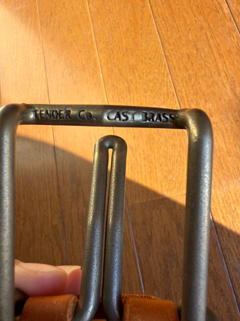 tender co ベルト size3 ブラウン 全長105 w79-90