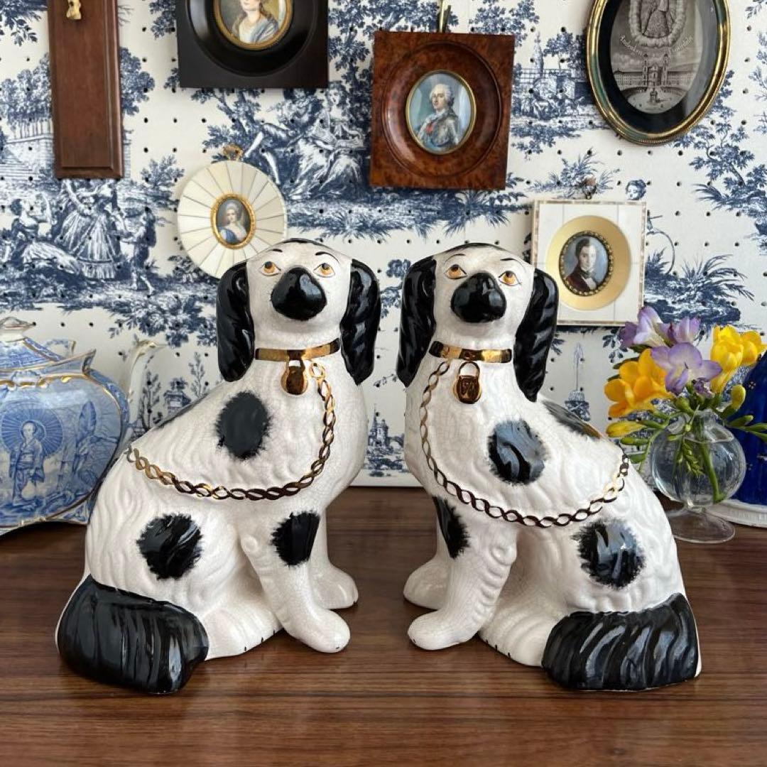 スタッフォードシャードッグ 22.5cm ♤ 英国ヴィンテージ