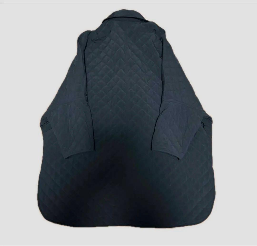 美品 ロージーモンスター リバーシブルキルティングコート ブラック 2way