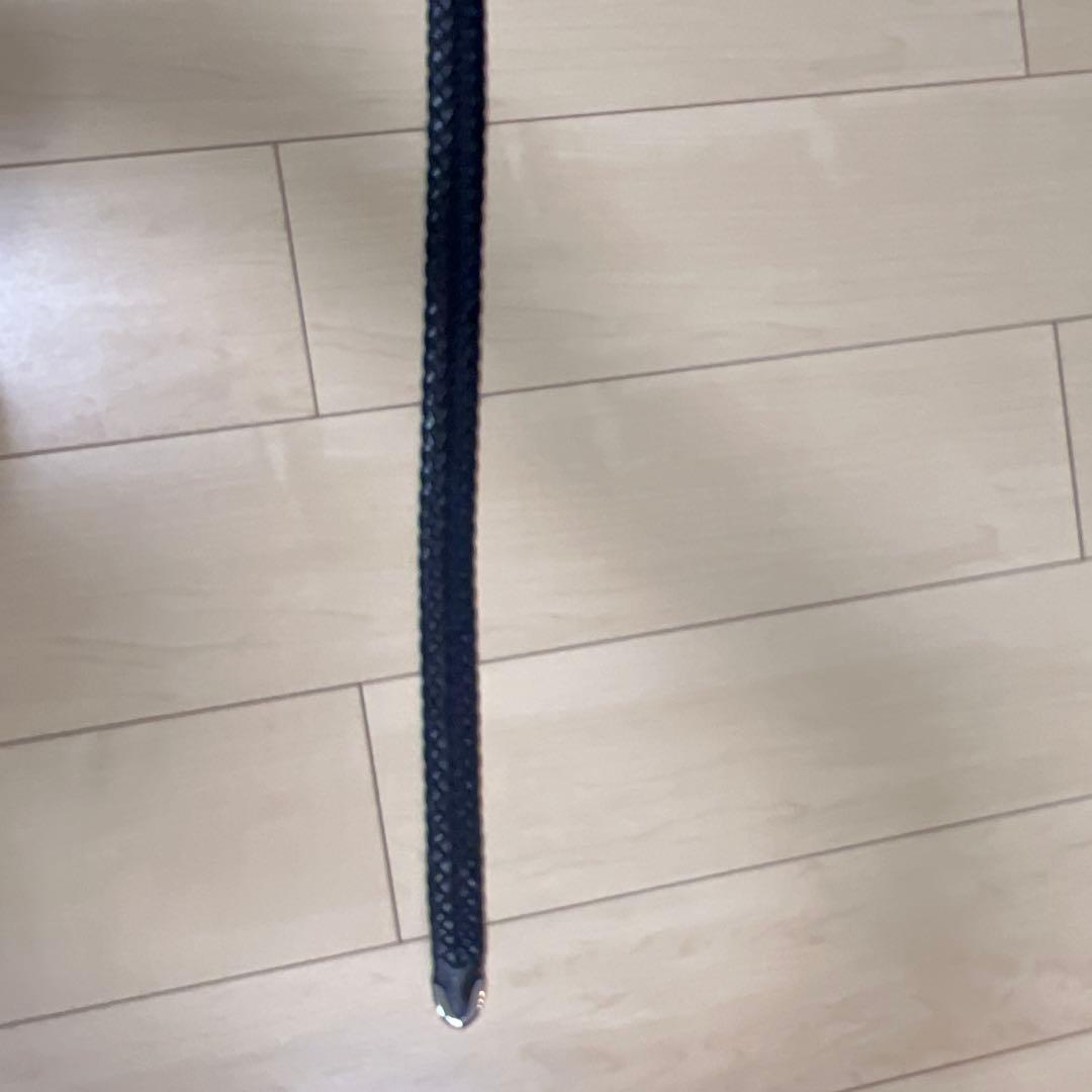 J.M. DAVIDSON 編み込みレザーベルト ブラック