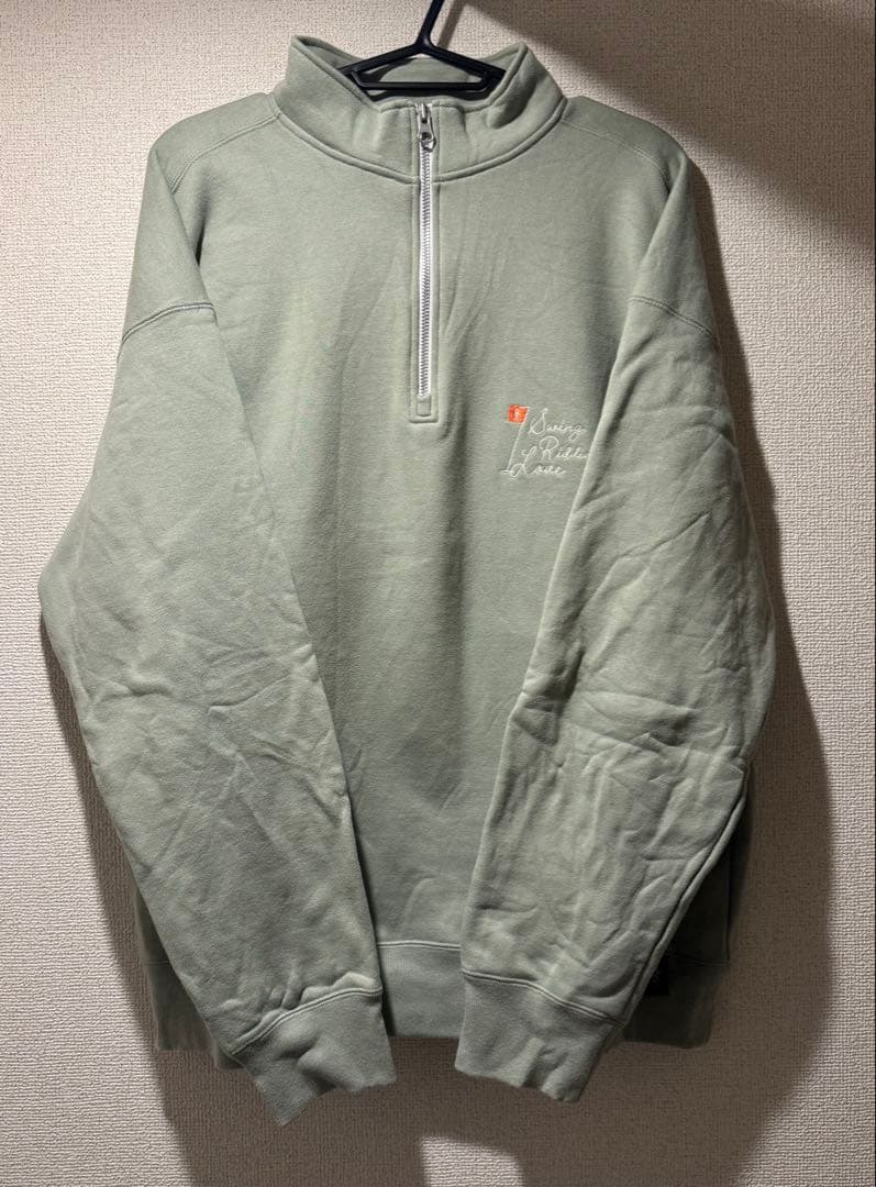 お*読様 8G SHOOT ハーフジップスウェット ミントグリーン XL