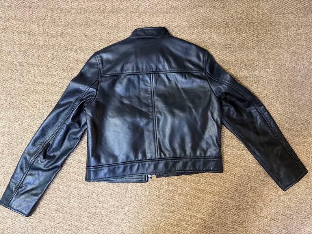 【新品タグ付き】COACHコーチレザージャケット(CN443)Sブラック本革