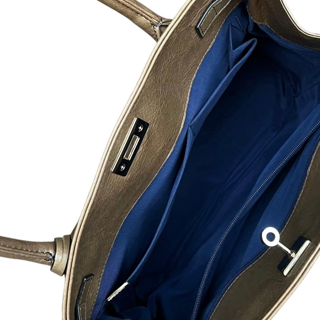 極美品 HAMANO クラッシーアーバントート ミニ ゴールド金具 南京錠 底鋲