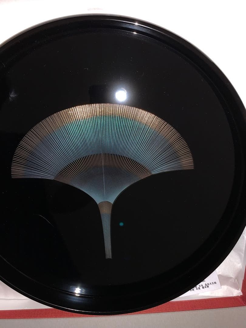 最高級　輪島塗　うさぎ屋　大正松　本漆器お盆