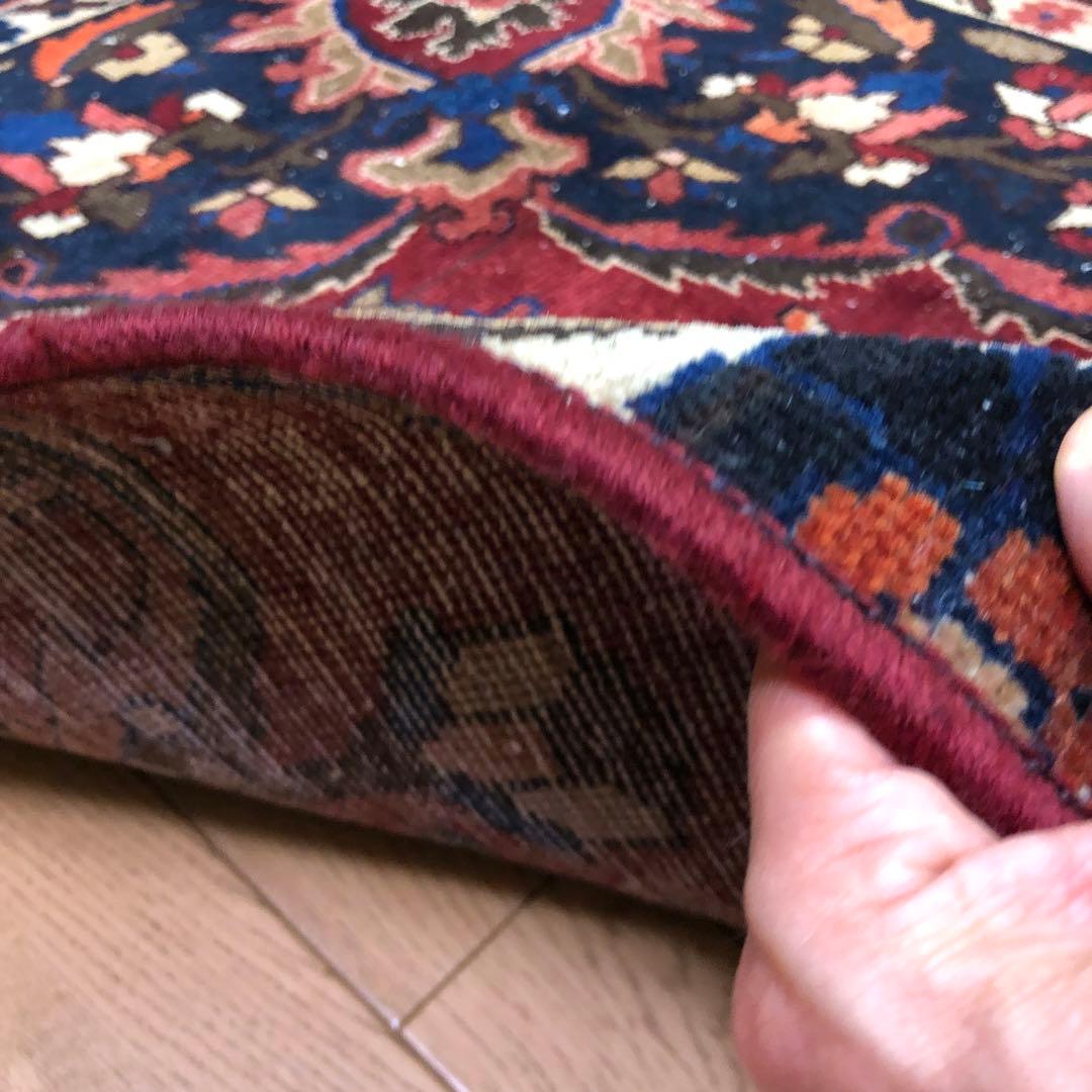 ペルシャ絨毯 ペルシャヴィンテージラグ 130x100 手織り オールド