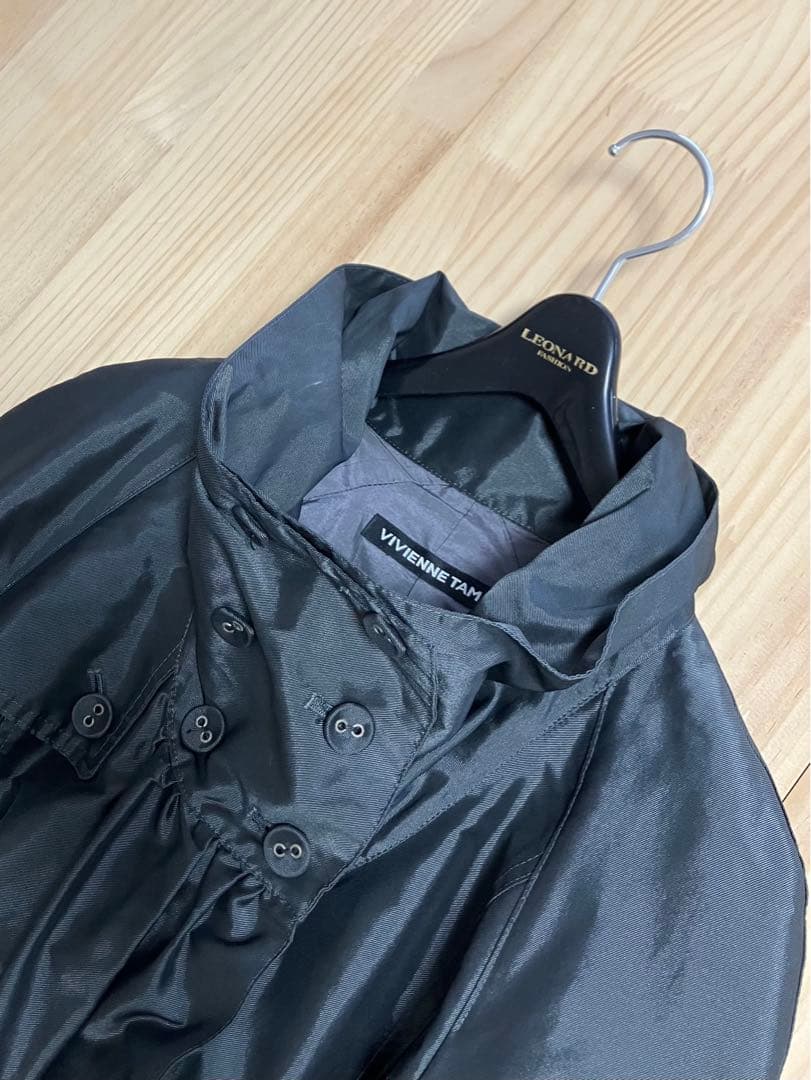 VIVIENNE TAM ヴィヴィアンタム ナイロン コート スタンドカラー