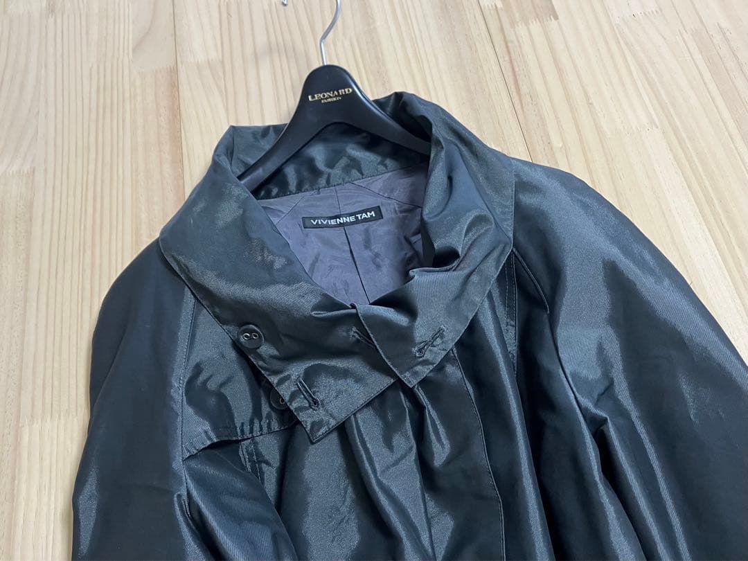 VIVIENNE TAM ヴィヴィアンタム ナイロン コート スタンドカラー