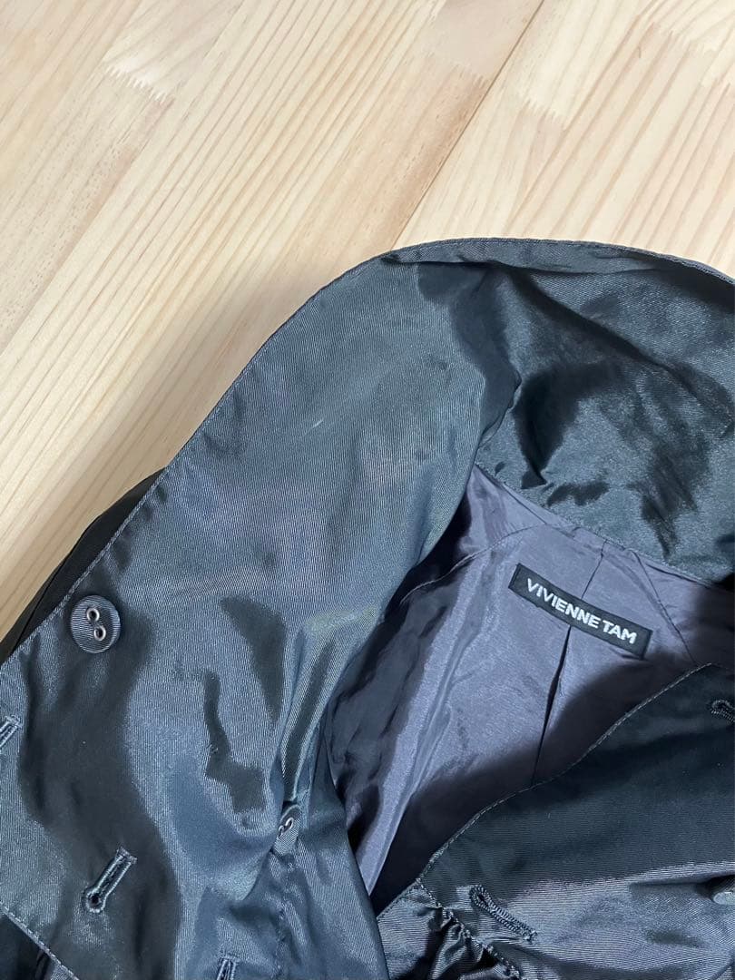 VIVIENNE TAM ヴィヴィアンタム ナイロン コート スタンドカラー