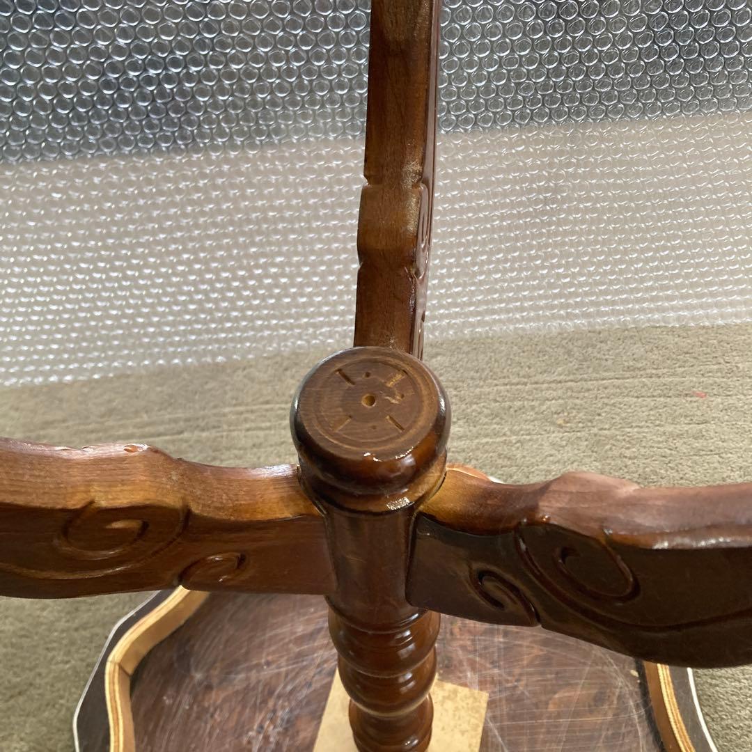 t*s様 象嵌 コーヒーテーブル　丸テーブル　サイドテーブル 幅52cm B