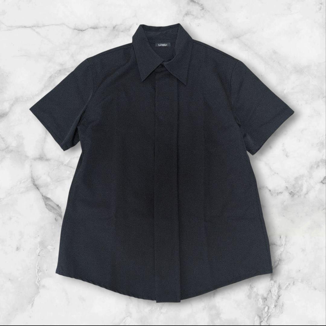 極美品 LIMI feu リミフゥ ヨウジヤマモトフロントホック シャツ 変形
