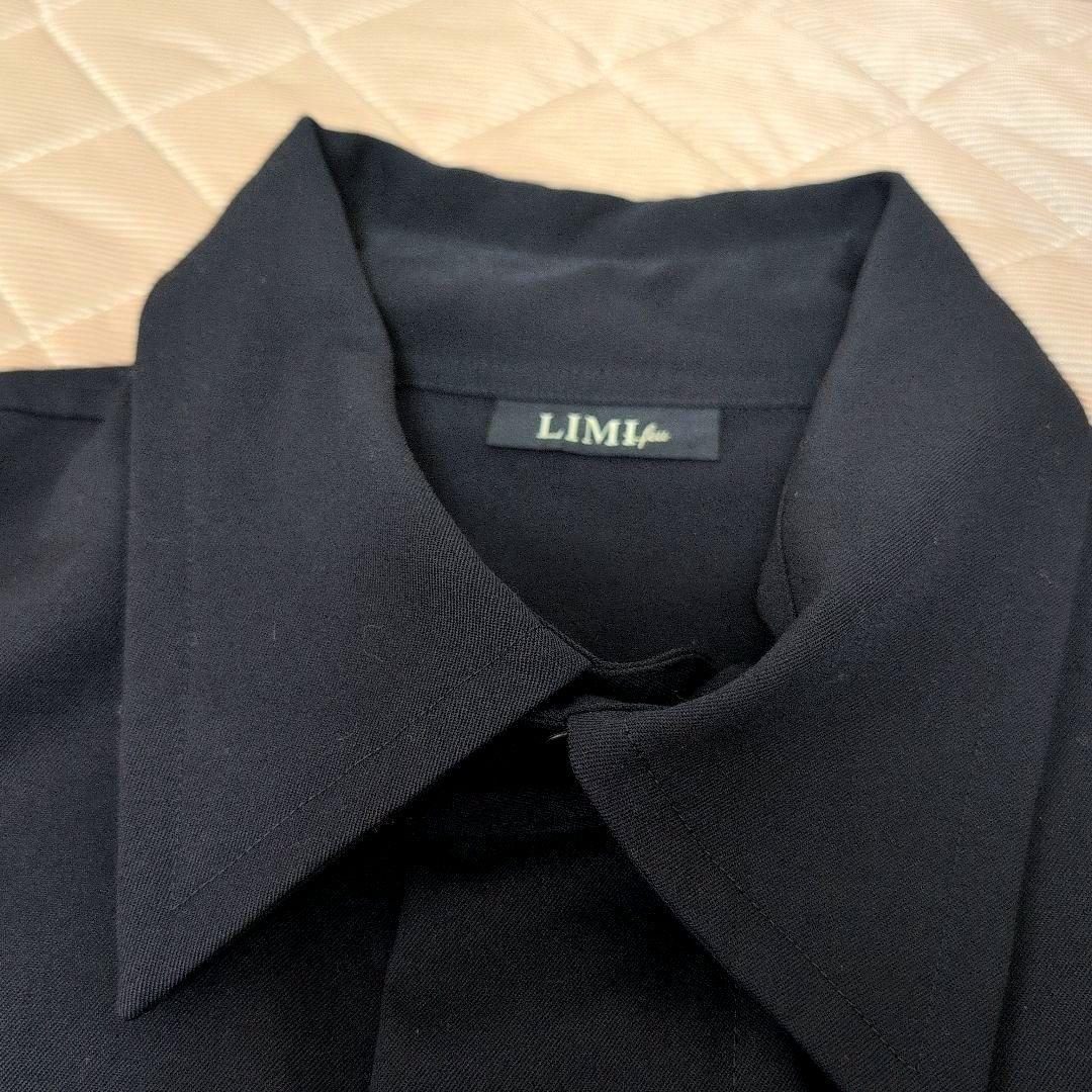極美品 LIMI feu リミフゥ ヨウジヤマモトフロントホック シャツ 変形