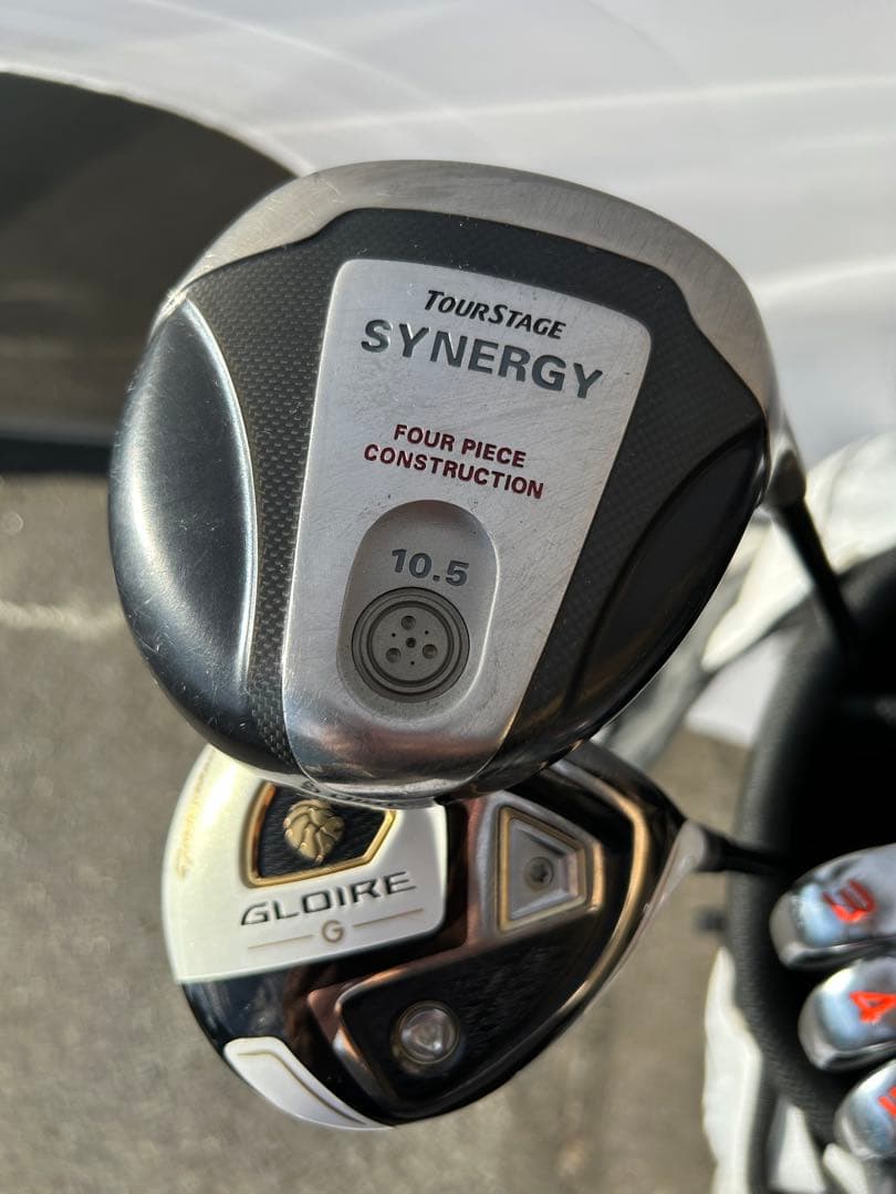 Mizuno キャディバッグ ホワイト/ネイビー