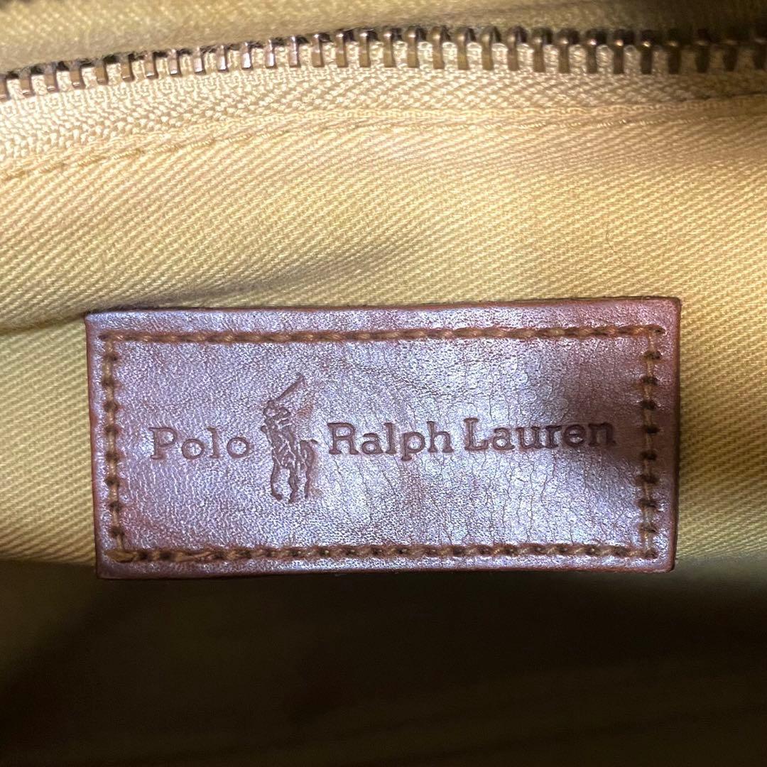 ポロラルフローレン　メッセンジャーバッグ　ショルダーバッグ　斜め掛け　チェック柄