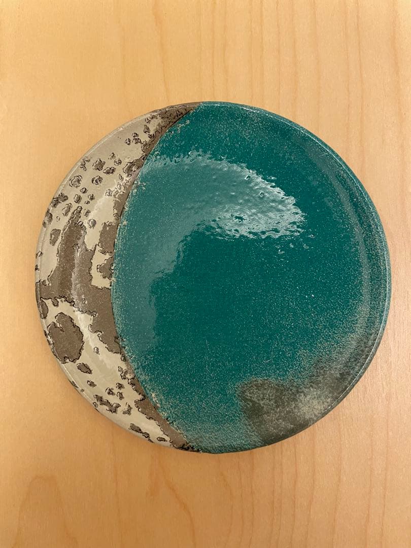 アスティエJohn Derian Blue Crescent Moon プレート