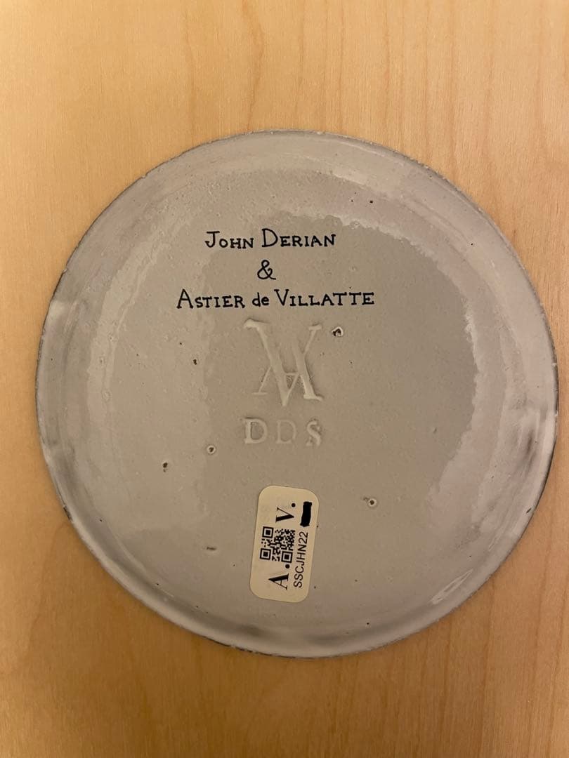 アスティエJohn Derian Blue Crescent Moon プレート