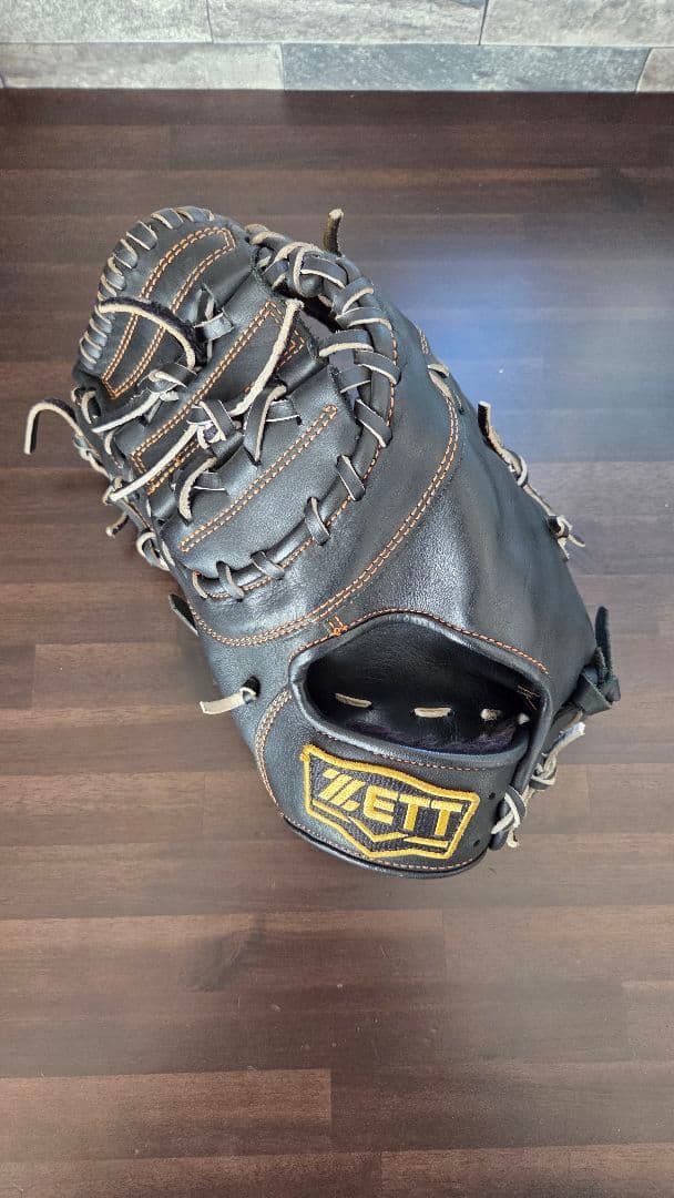 即戦力 ZETT 軟式ファーストミット 左投げ用 黒