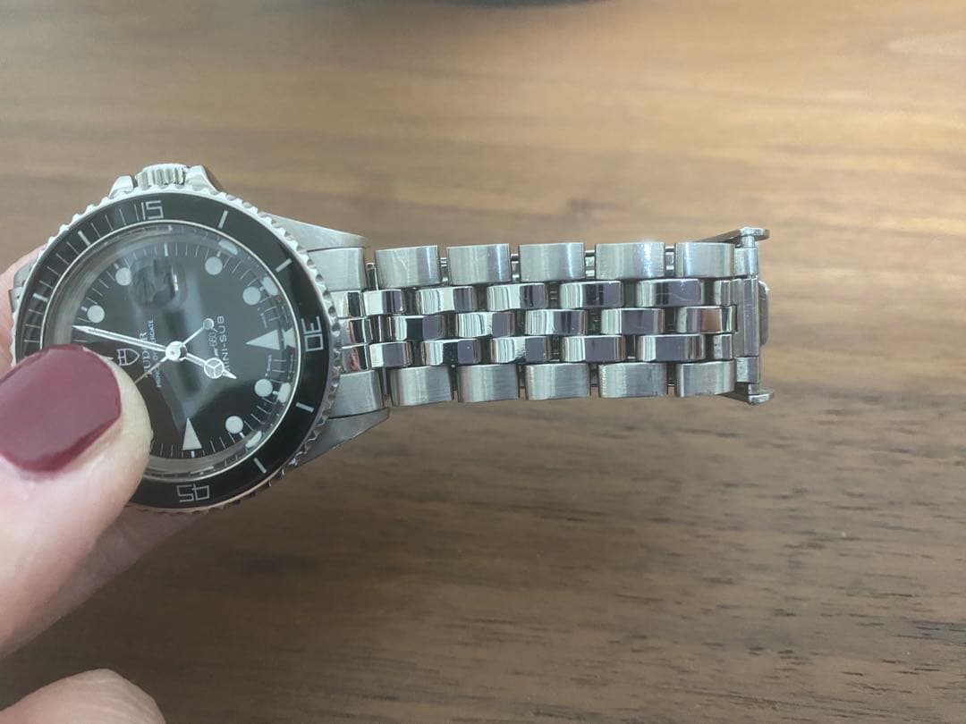 美品☆TUDOR miniサブ　ブラック 自動巻き腕時計