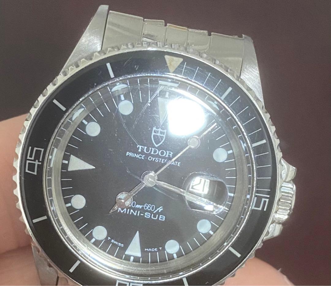 美品☆TUDOR miniサブ　ブラック 自動巻き腕時計