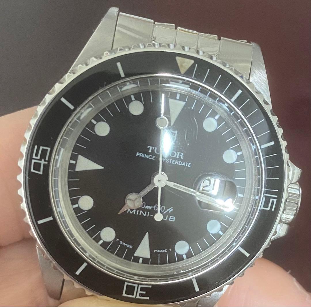 美品☆TUDOR miniサブ　ブラック 自動巻き腕時計