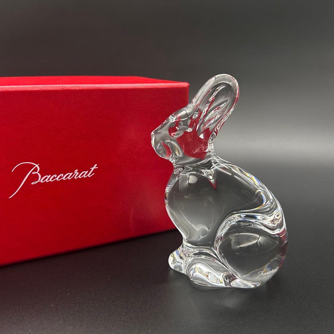 【新品・未使用品】BACCARAT うさぎ 置物 インテリア フィギュアリン