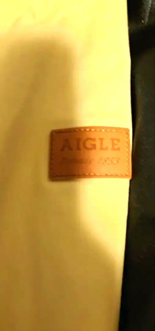 AIGLEトレンチコート メンズ ベージュ ダブルブレスト