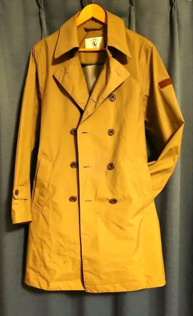 AIGLEトレンチコート メンズ ベージュ ダブルブレスト