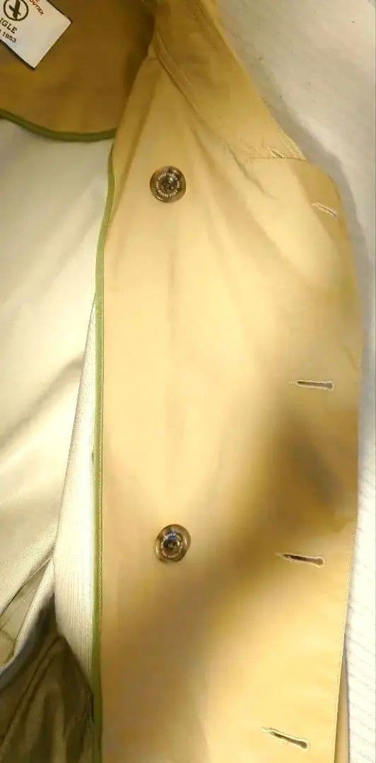 AIGLEトレンチコート メンズ ベージュ ダブルブレスト