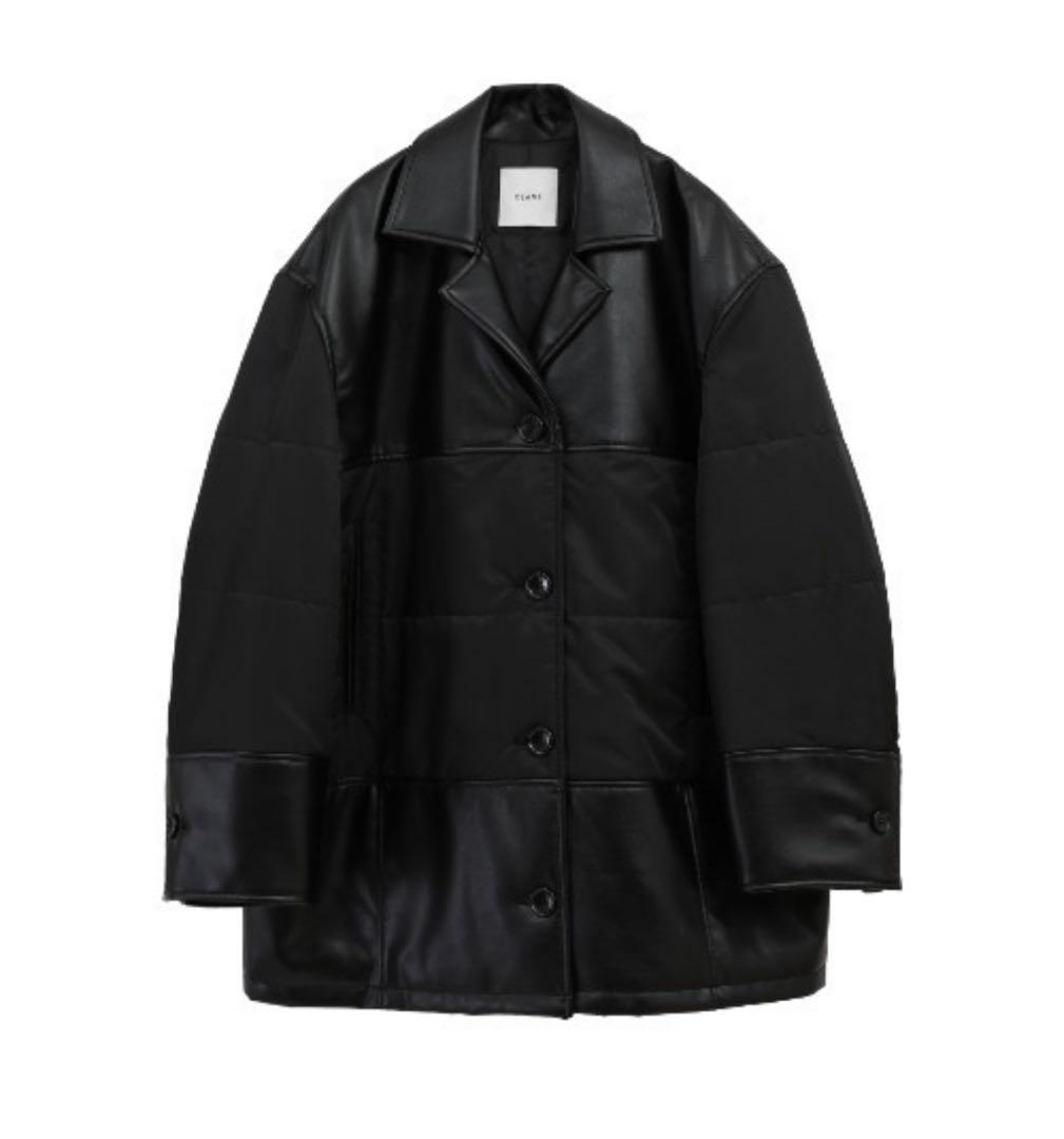 【美品】LEATHER SWITCHING OVER JACKET