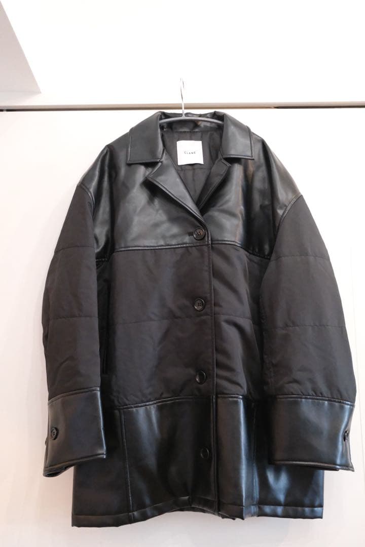 【美品】LEATHER SWITCHING OVER JACKET