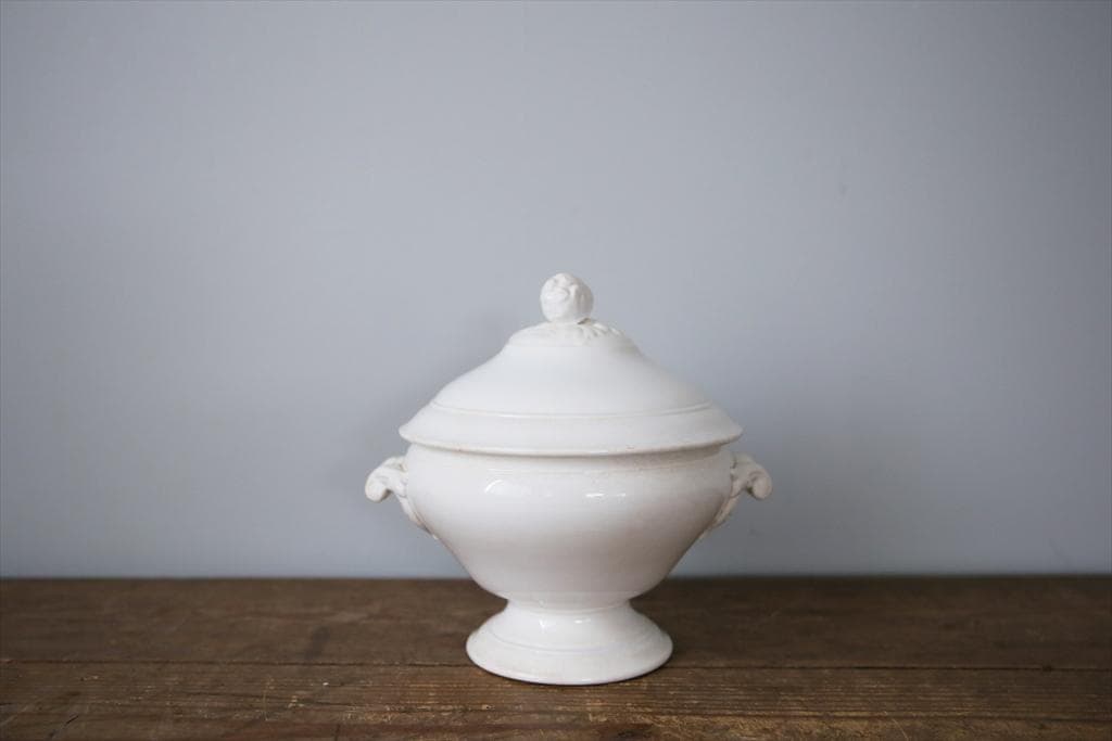 フランスアンティークディゴワン&サルグミンヌ窯スーピエール/陶磁器食器86-99