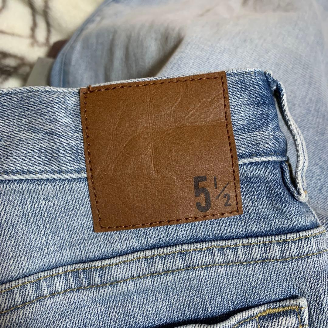 パンツ Spick and Span 5 1/2LOOSE-STRAIGHT DENIM