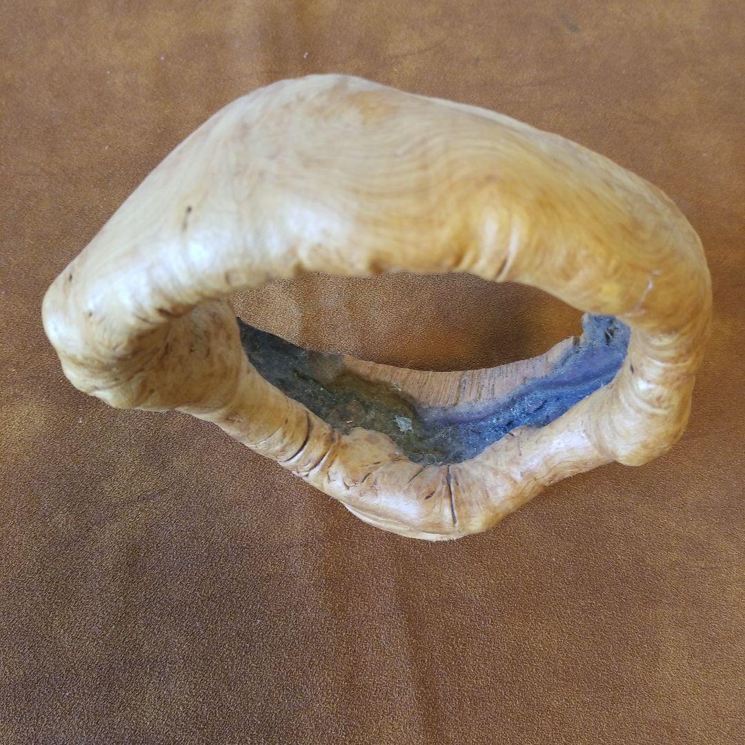 置物オブジェ　欅けやき《全て丸くおさまる》稀少！