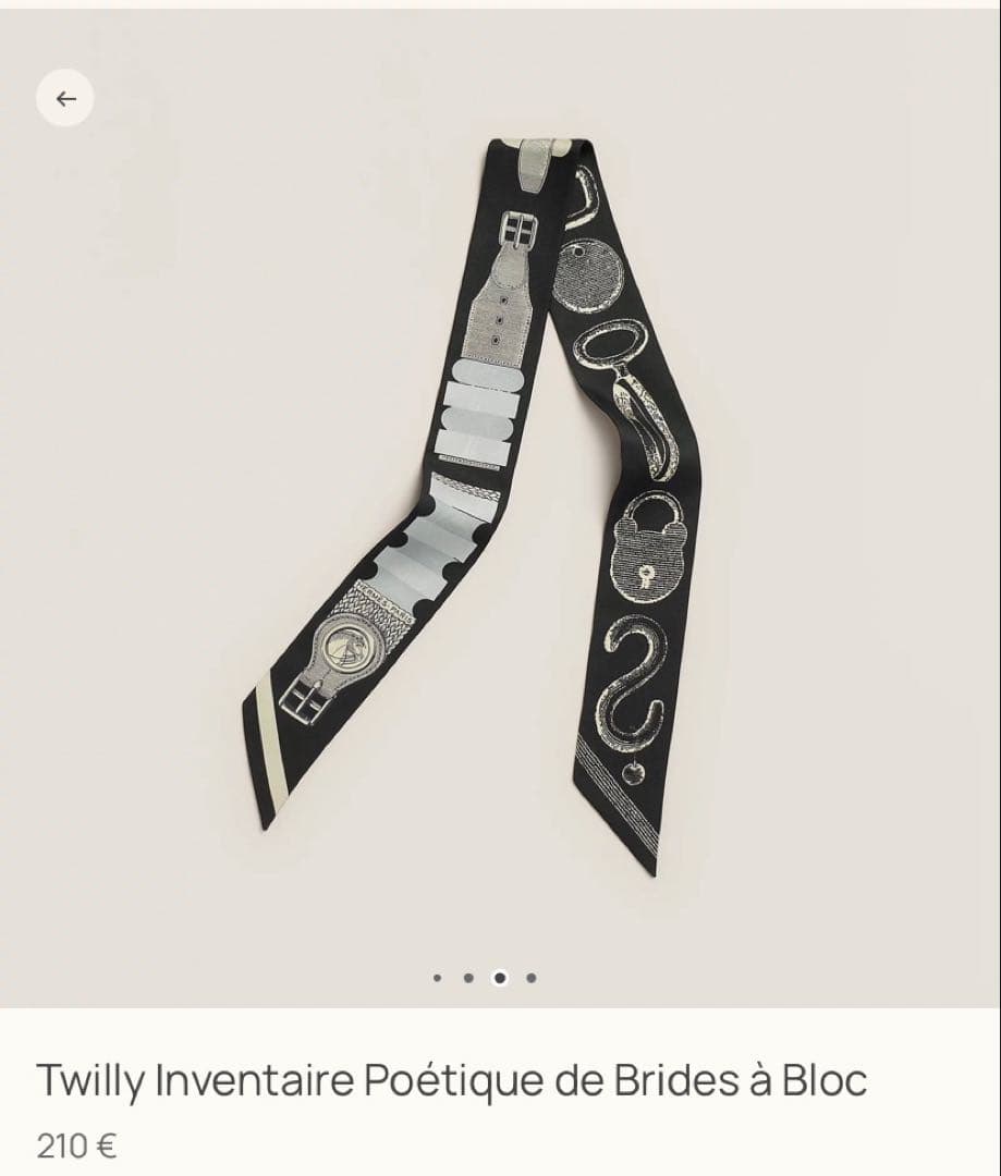 エルメス　ツイリー2025AW1本