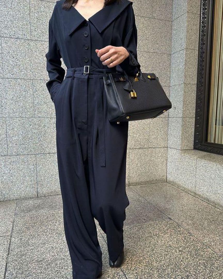 サロペット・オーバーオール・オールインワン CLANE 2WAY FLAT COLLAR ALL IN ONE