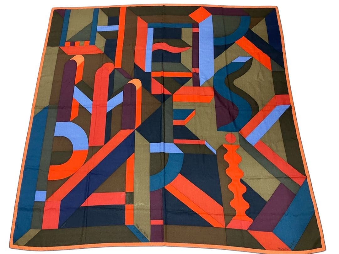 HERMES/エルメス カシミアシルク カレ140