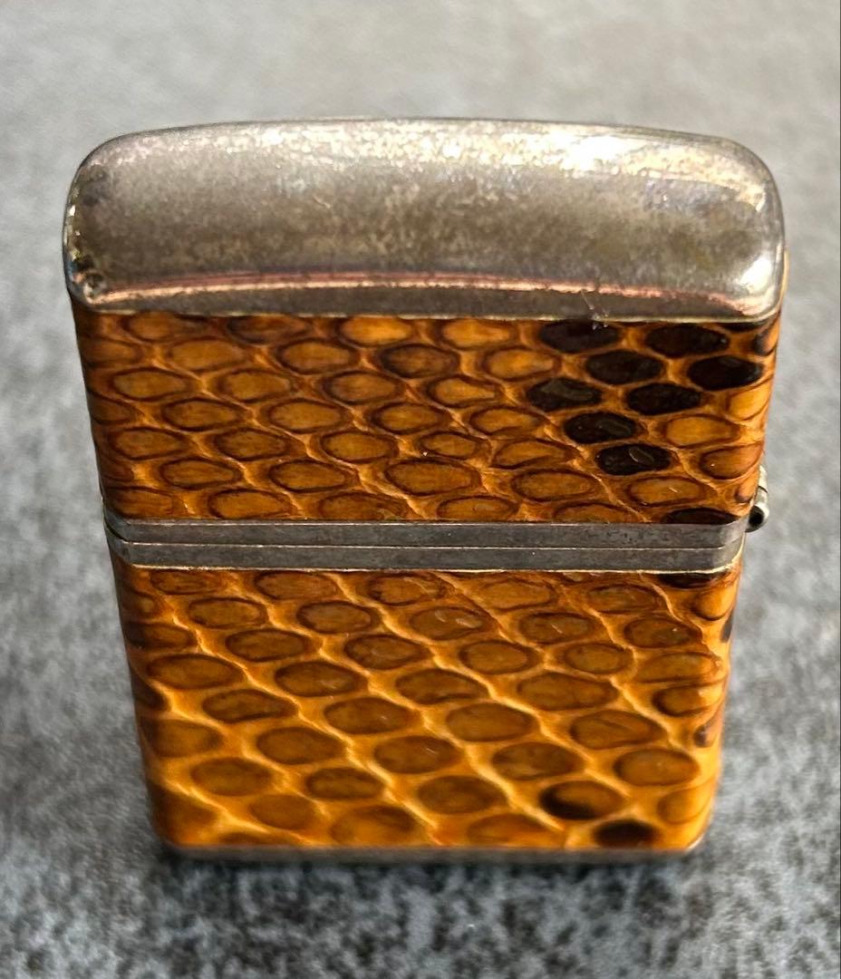 ジッポーライター　リアルパイソン