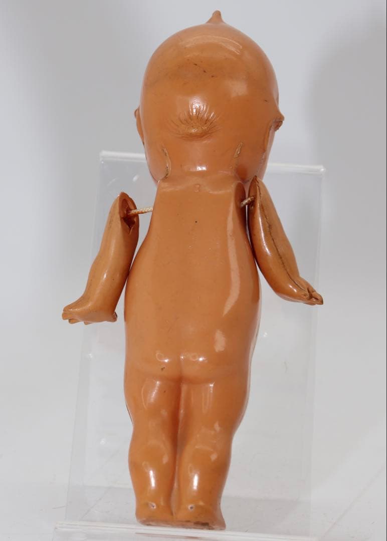 アンティーク・セルロイド・キューピー人形 ベージュ19cm