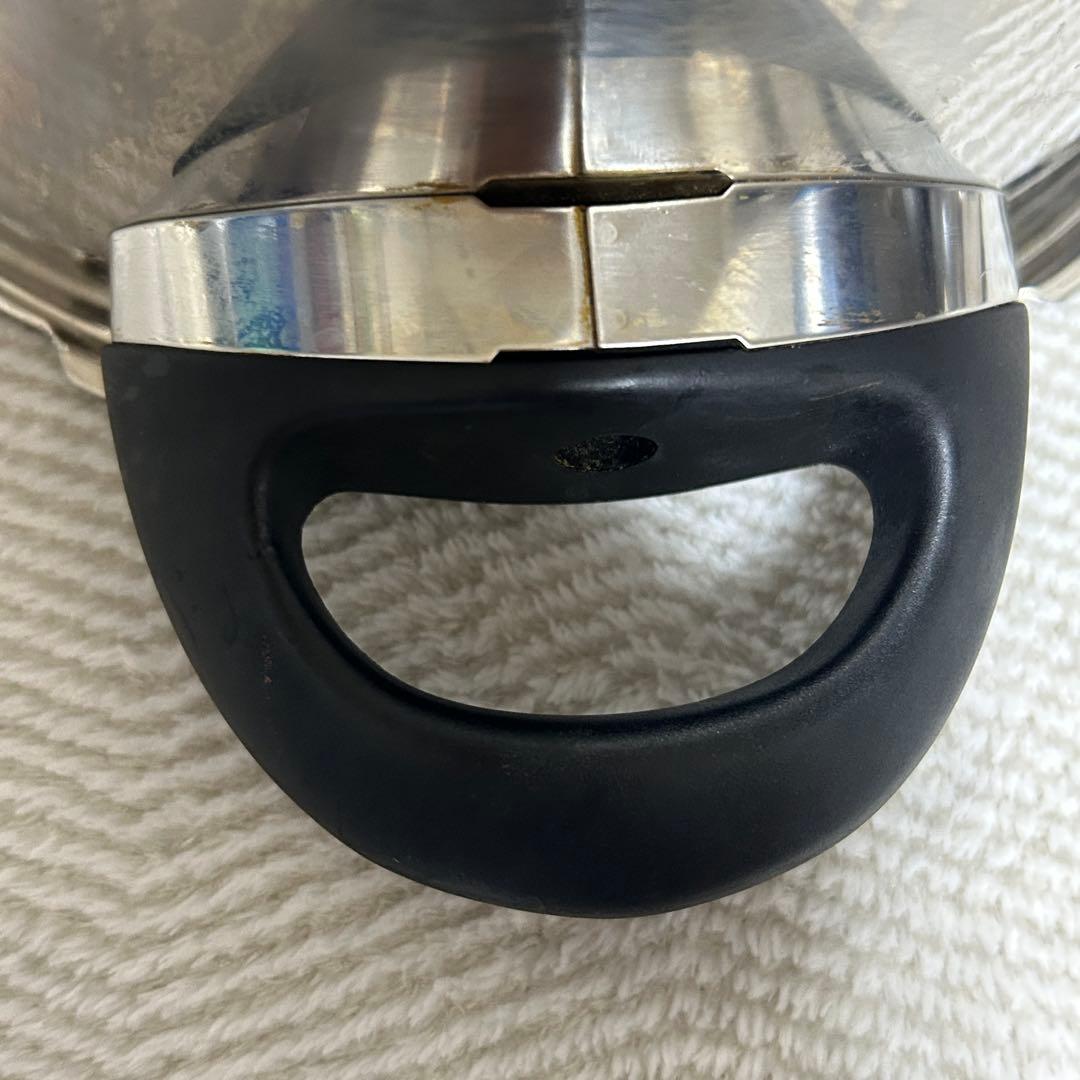 ステンレス圧力鍋 蒸し器付き　フィスラー　vitavit 6リットル　レシピ本付