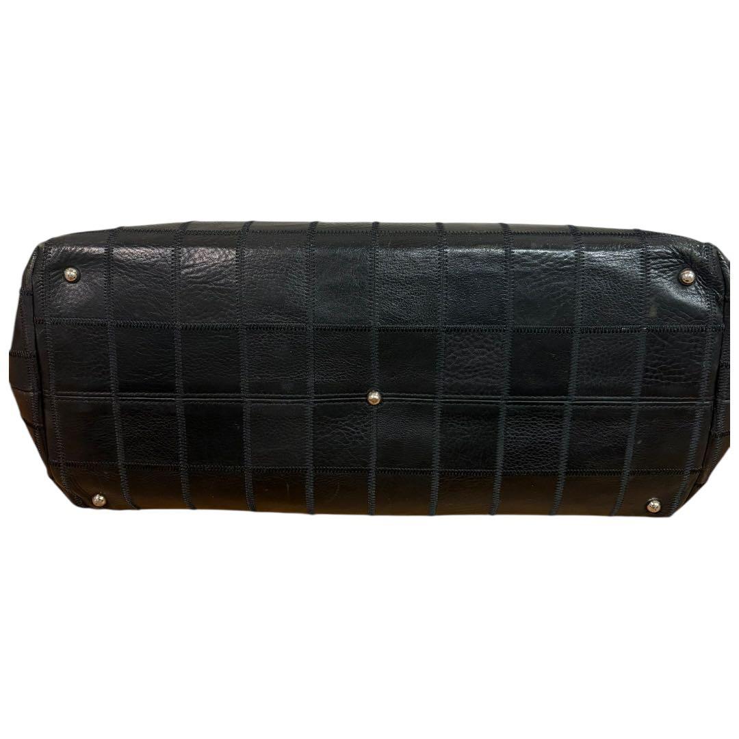 TRION トライオン　トートバッグ パッチワーク パネルレザー ビジネスバッグ