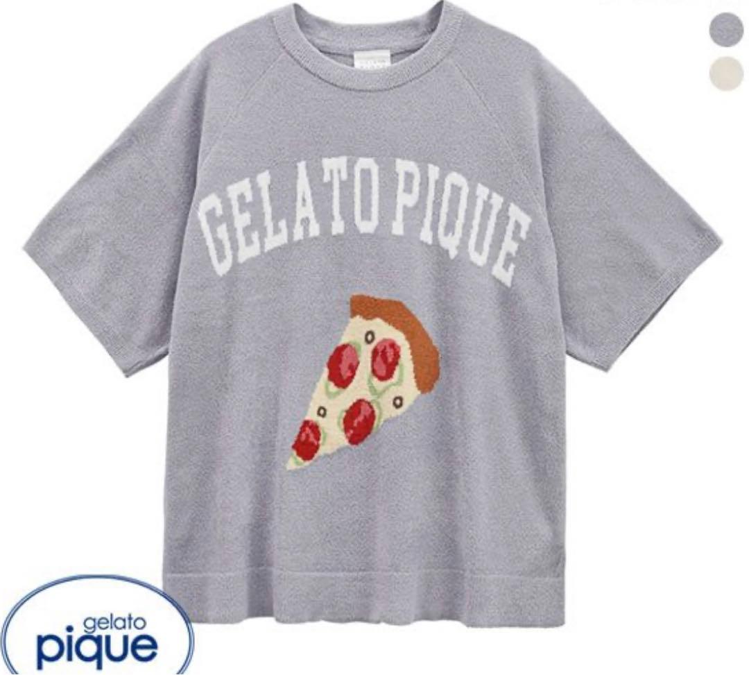 ジェラートピケ リサイクルモコ ピザ 半袖 プルオーバー