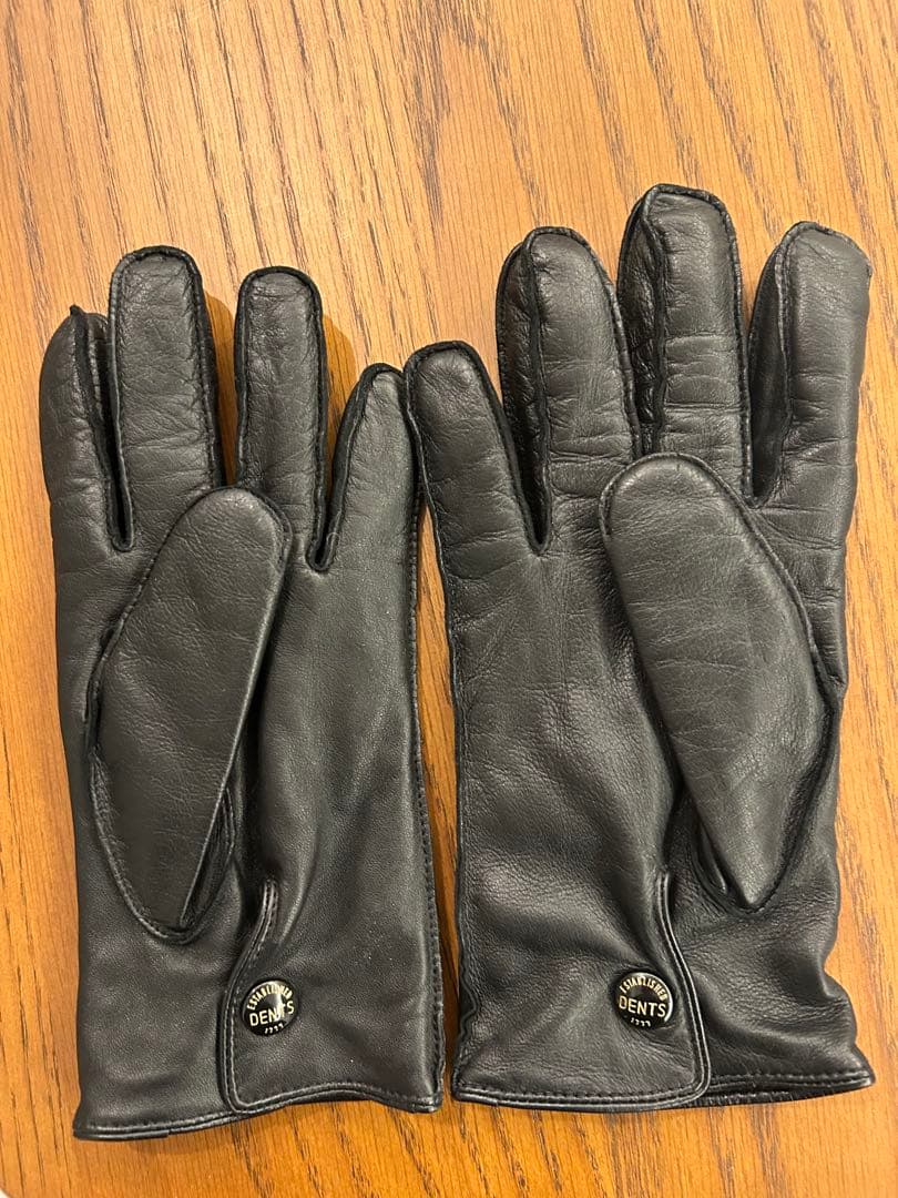 yamaDENTS ブラック レザー手袋 サイズ8
