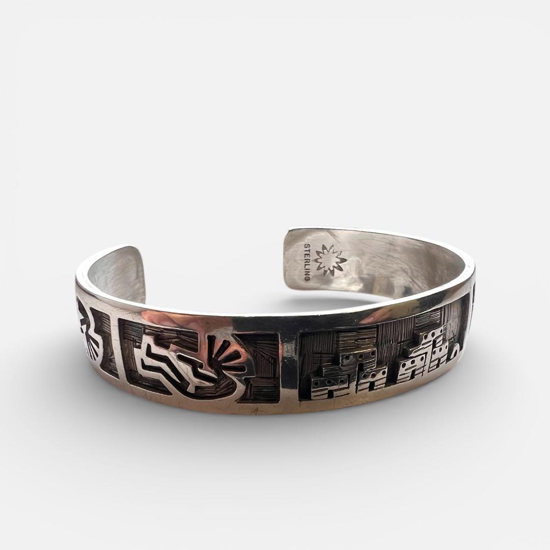 ココペリ インディアンジュエリー バングル シルバー925