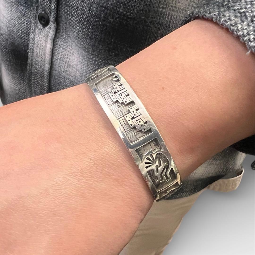 ココペリ インディアンジュエリー バングル シルバー925