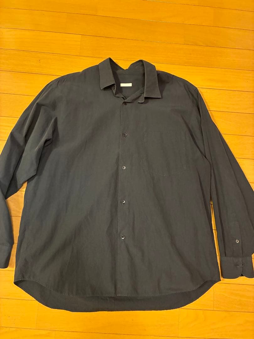 23ss comoliシャツnavy