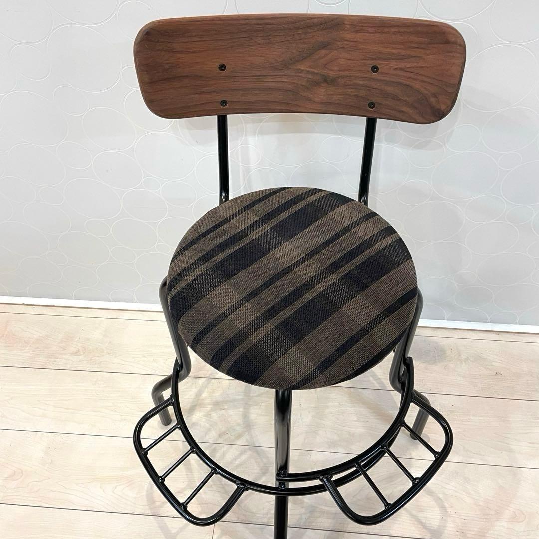 【希少・美品】ギターマンチェアー アイアン脚 スツール カウンターチェア 演奏用